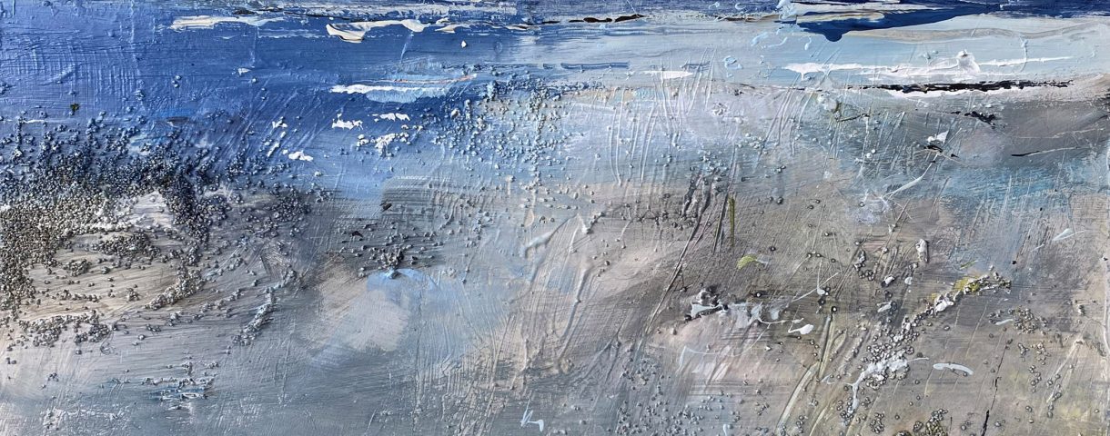 Painting of a beach by ©Tracey Ross Artist