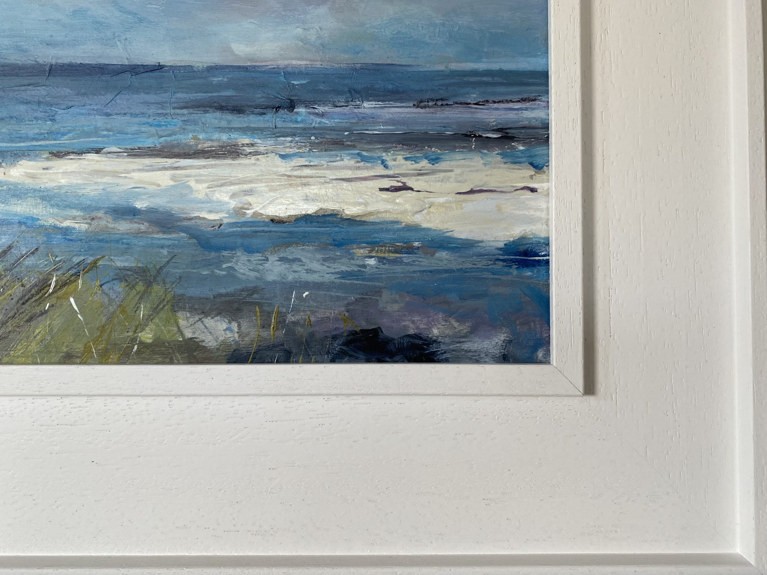 Tracey Ross painting of Holkham beach