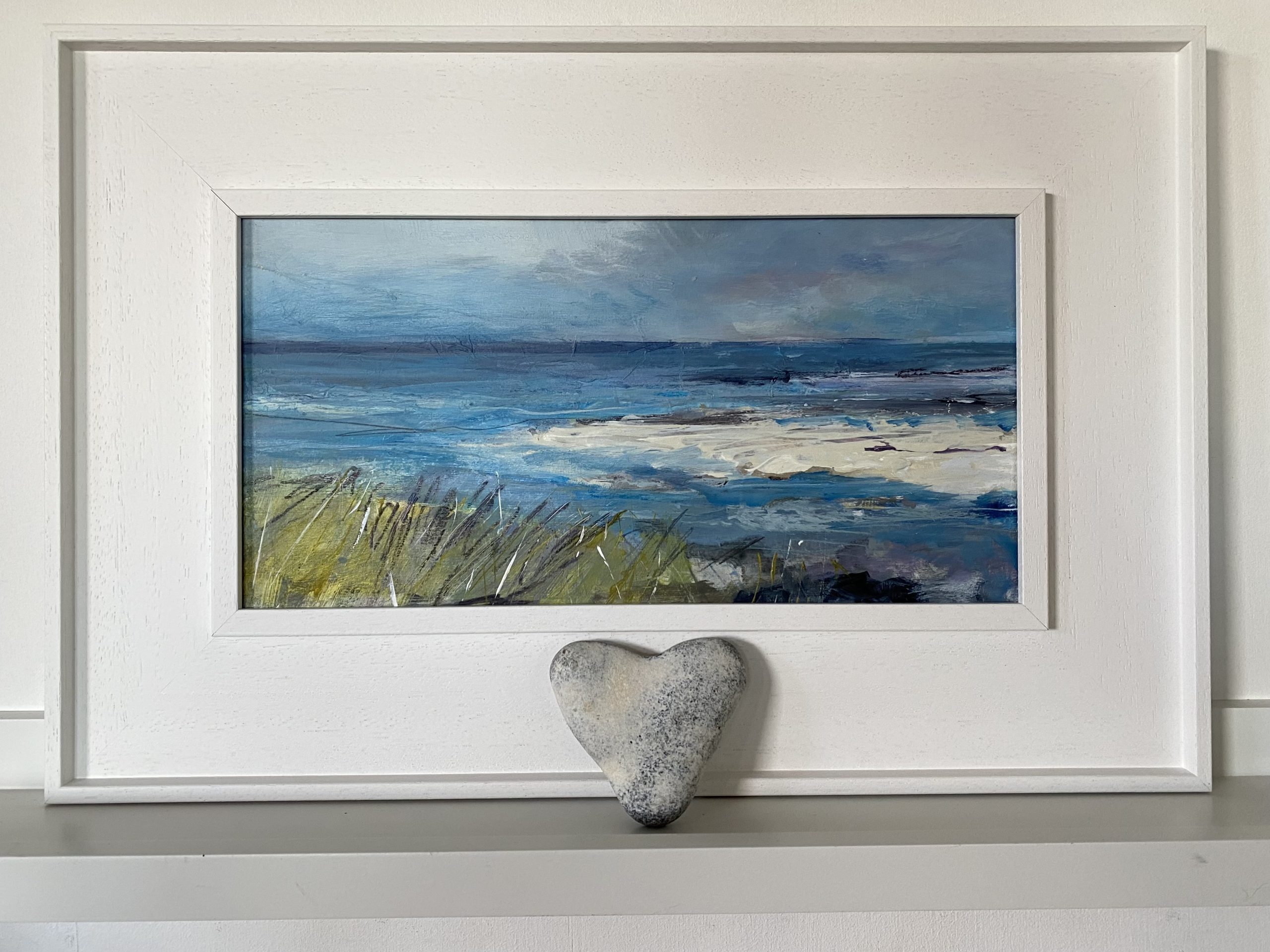 Holkham beach painting by Tracey Ross artist