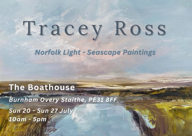 Tracey Ross poster of and exhibition