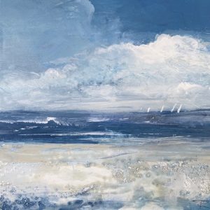 Mini Seascape painting of the Norfolk Coast